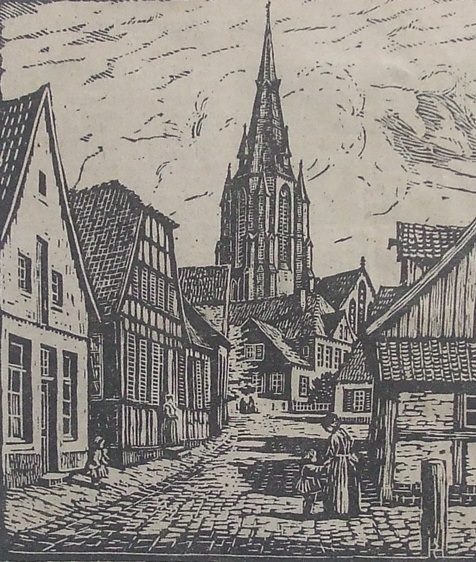 Altenberger Kirche, Historische Zeichnung