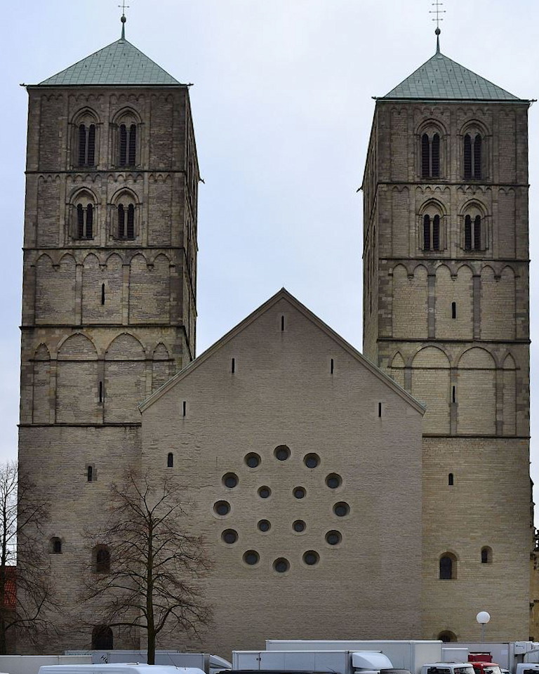 Dom zu Münster nach Restaurierung, Westportal
